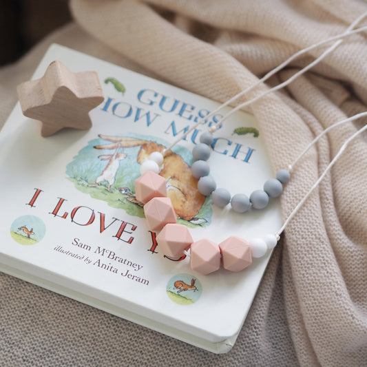 Lovebird Teething Necklace