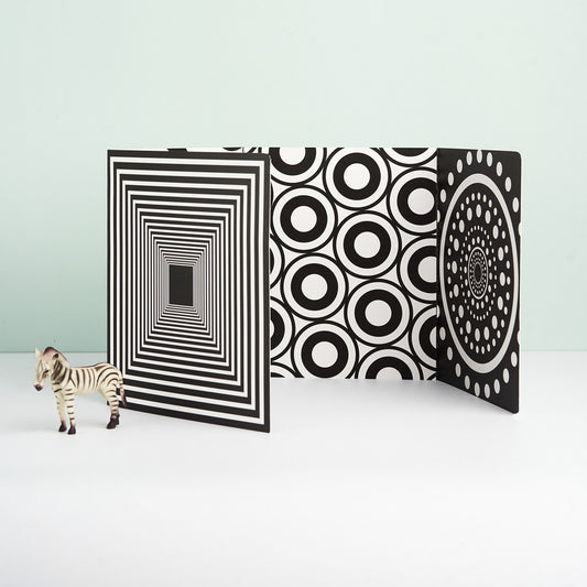 Baby Sensory Fold Out Board- Black and White