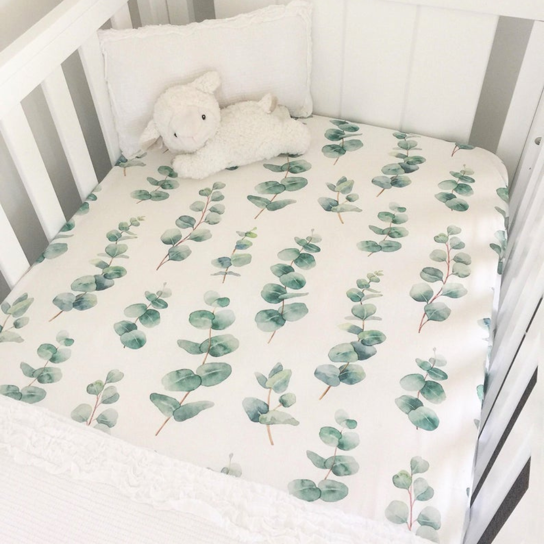 Muslin Baby Swaddle Blanket Organic Eucalyptus