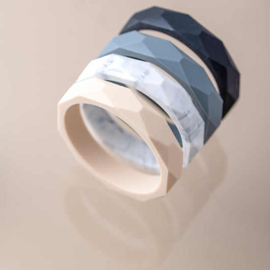 Geometric Teething Bangle