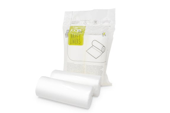 Biodegradable Cornstarch Nappy Liners (2 Rolls Per Pack)
