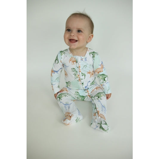 Dinosaur Zip Sleepsuit - Baby