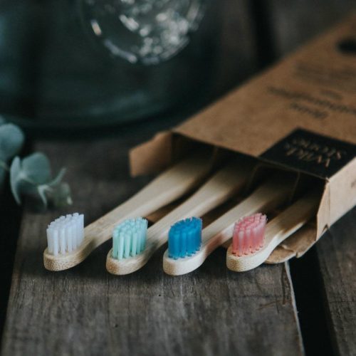 Baby Bamboo Toothbrush – 4 Pack – Extra Soft Bristles