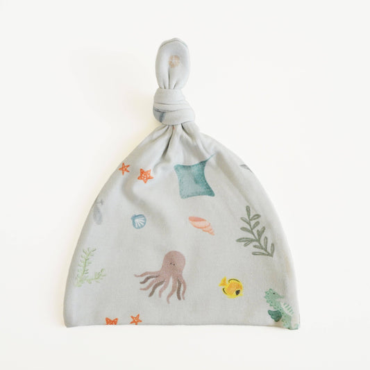 Top Knot Baby Hat - Underwater Adventure